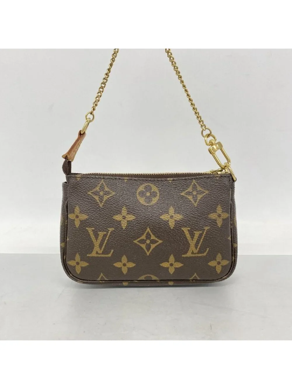 Louis Vuitton Pouch Monogram Mini Pochette Accessoires Brown